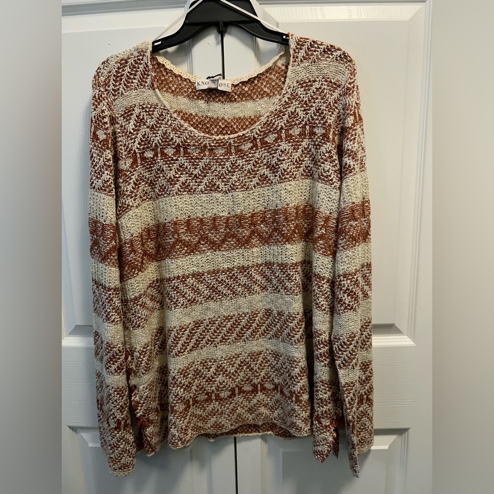 Brand:Knox Rose Size 2xl Color: Brown/Cream.